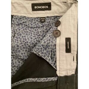 BONOBOS Men's Slim Taper Chino Pants Black 30x28 Stretch